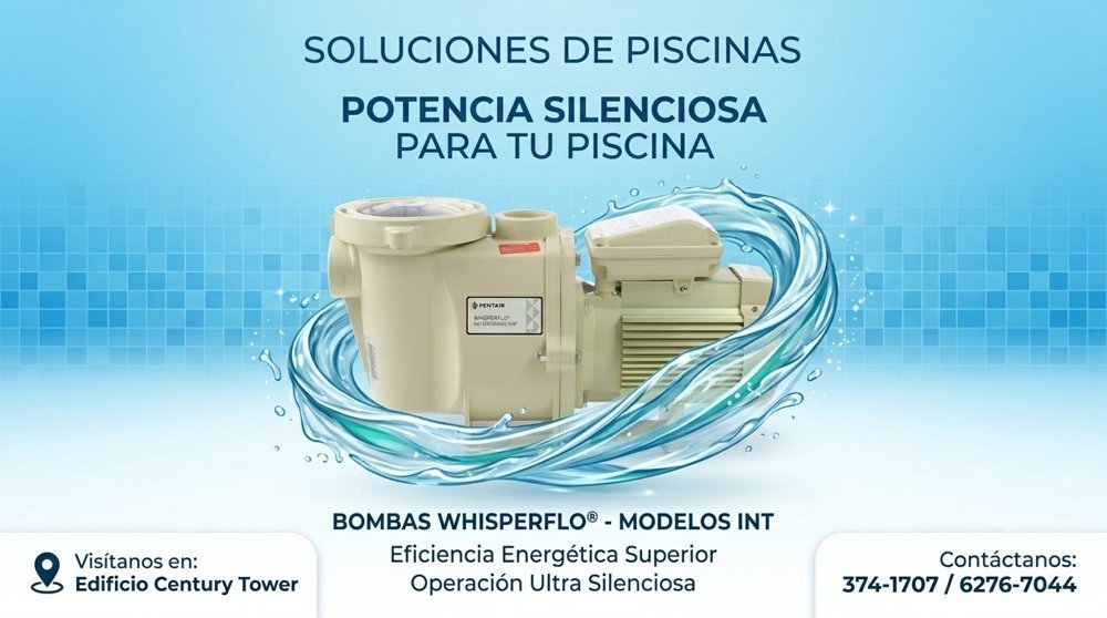Bomba Pentair WhisperFlo — Modelos INT