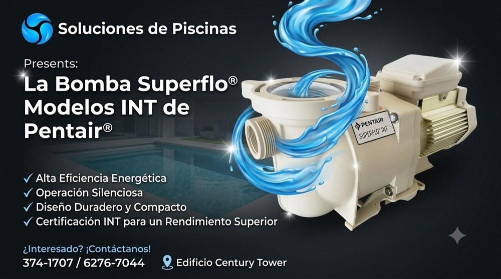 Bomba Pentair SuperFlo — Modelos INT