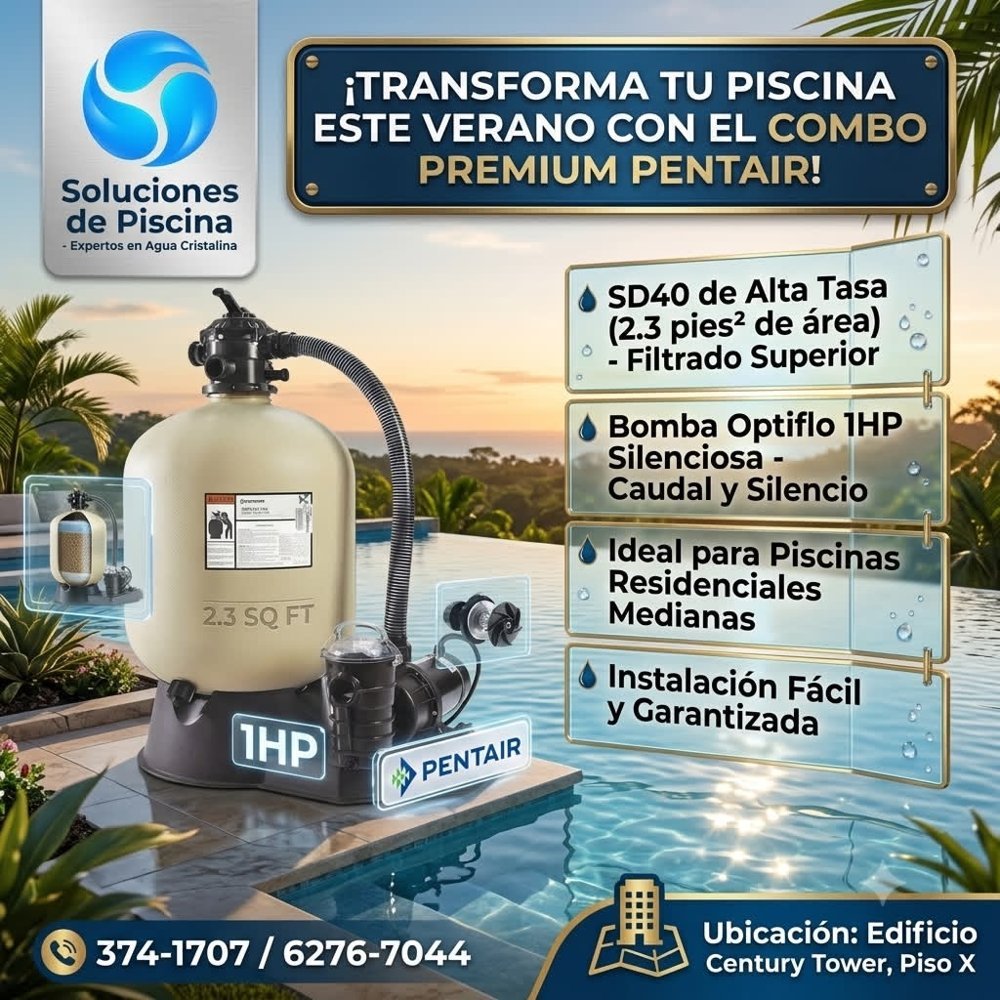 Bomba Pentair Optiflo 1 HP
