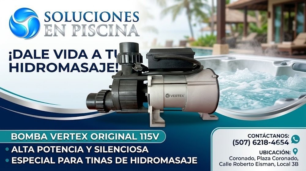 Bomba Vertex 115V para hidromasaje