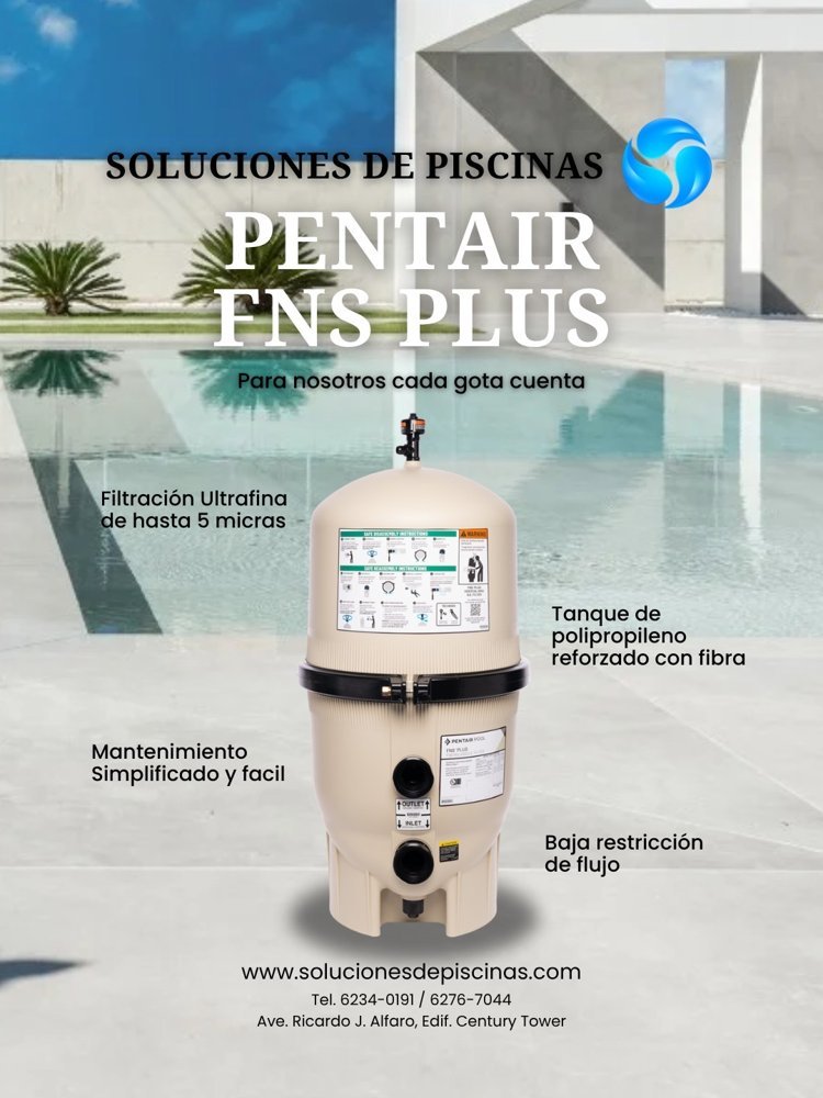 Filtro de tierra de diatomeas Pentair FNS Plus