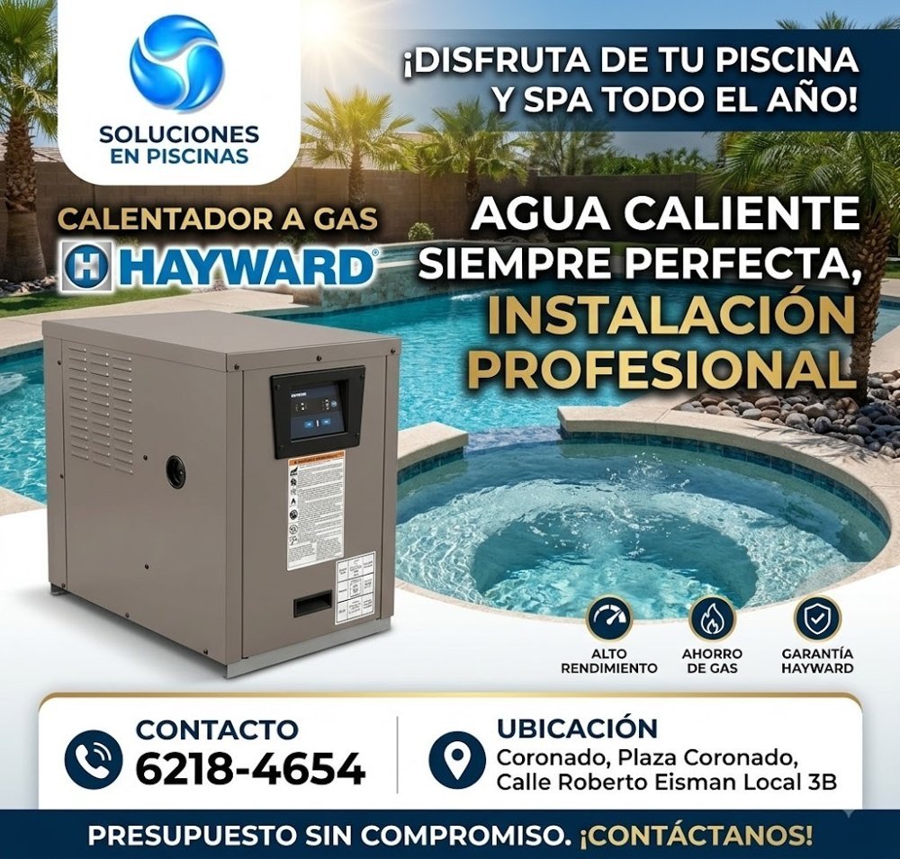 Calentador a gas Hayward