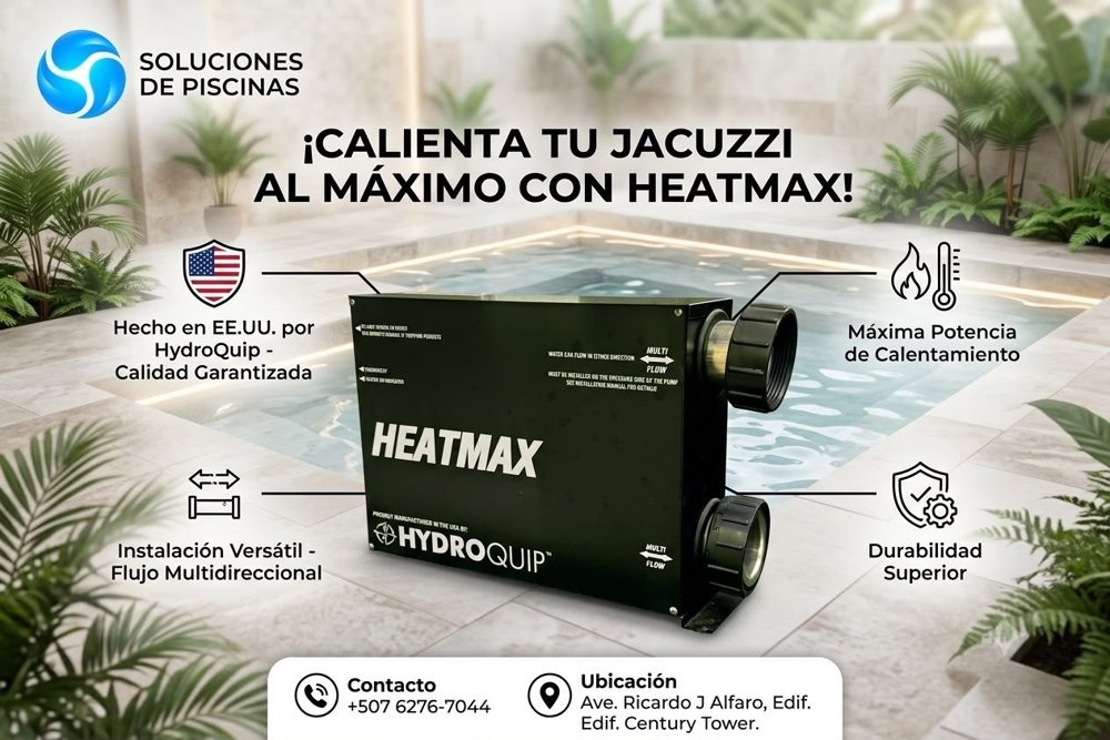 Calentador eléctrico HydroQuip HeatMax para spa