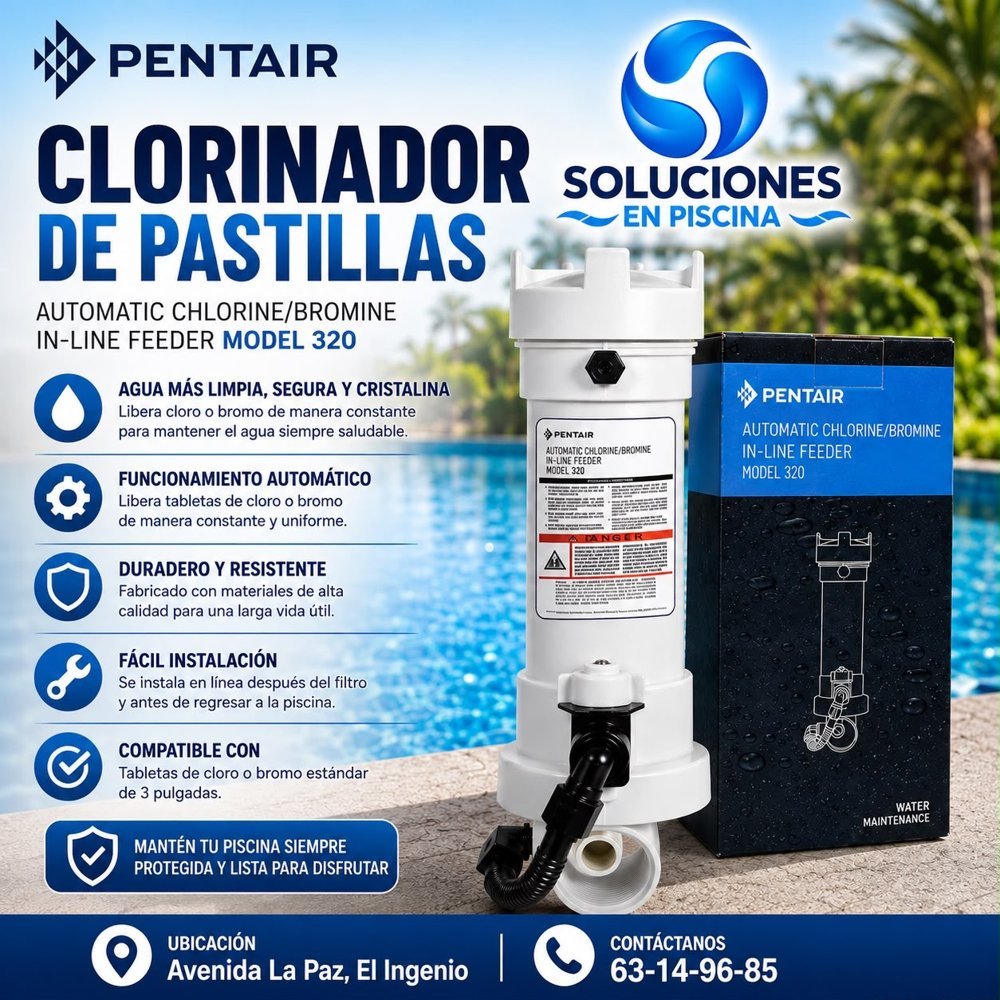 Clorinador de pastillas Pentair Modelo 320