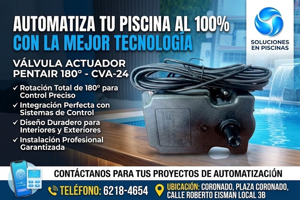 Válvula actuadora Pentair CVA-24 — 180°