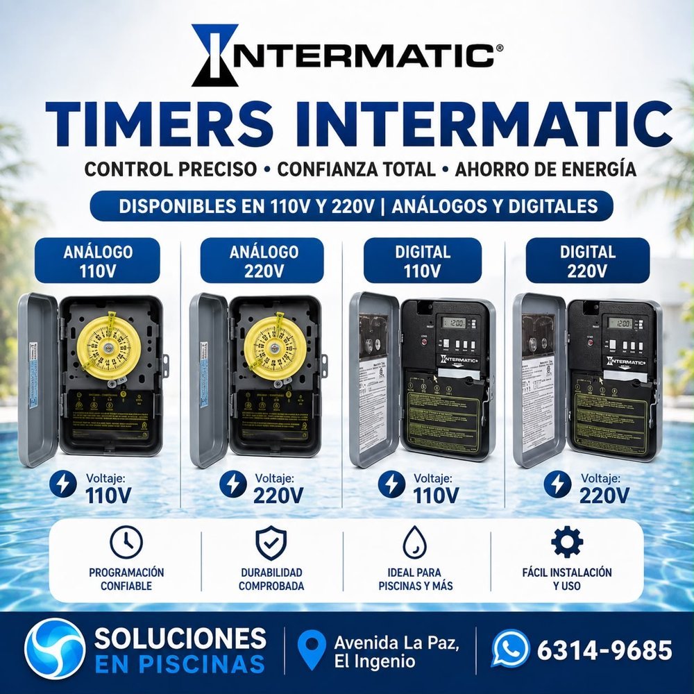 Timers Intermatic análogos y digitales