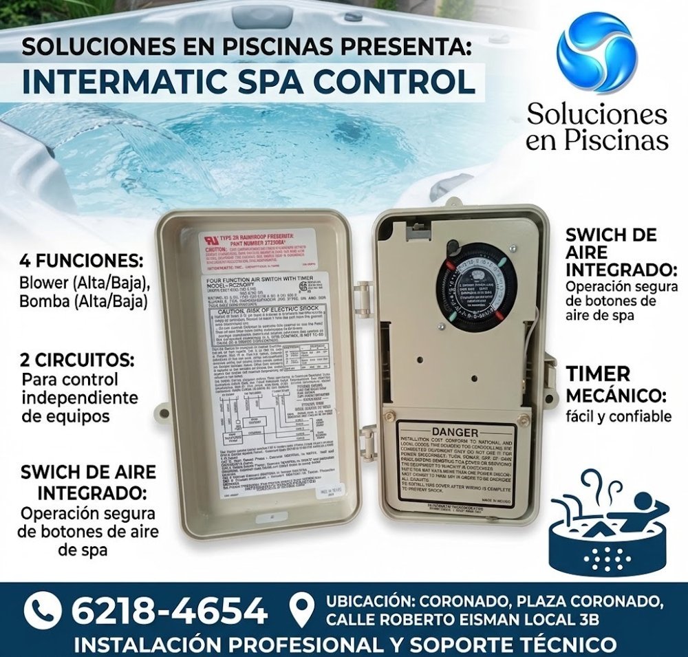 Intermatic Spa Control — 4 funciones con timer