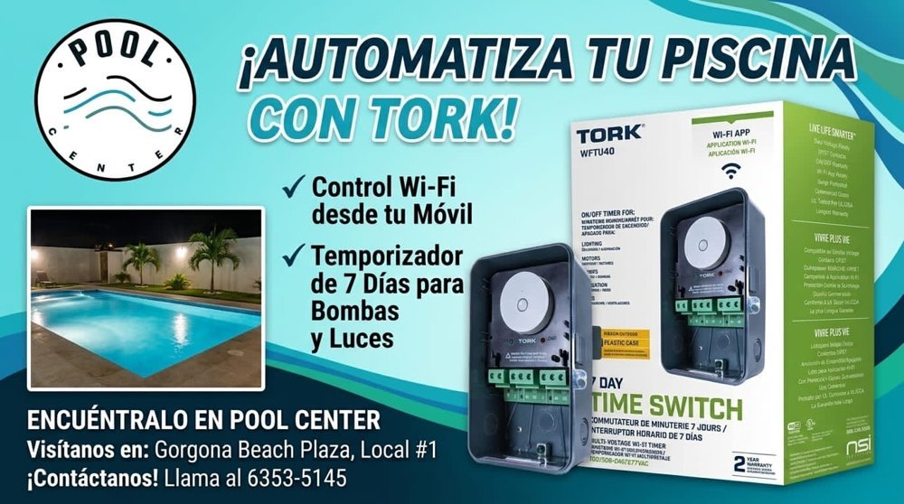 Temporizador Wi-Fi Tork WFTU40 — 7 días