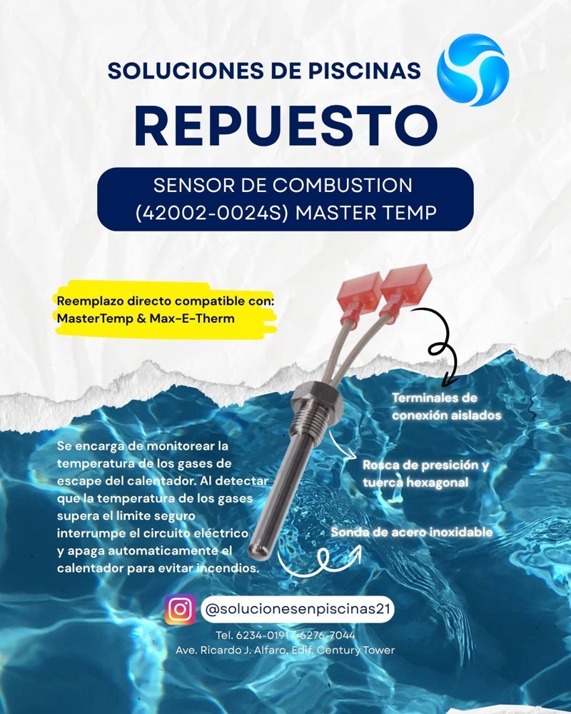 Sensor de combustión MasterTemp — 42002-0024S